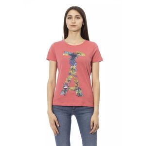Trussardi Action Chic Fuchsia Short Sleeve Fashion Women's Tee